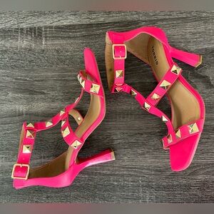 TORRID Pink Studded Heels